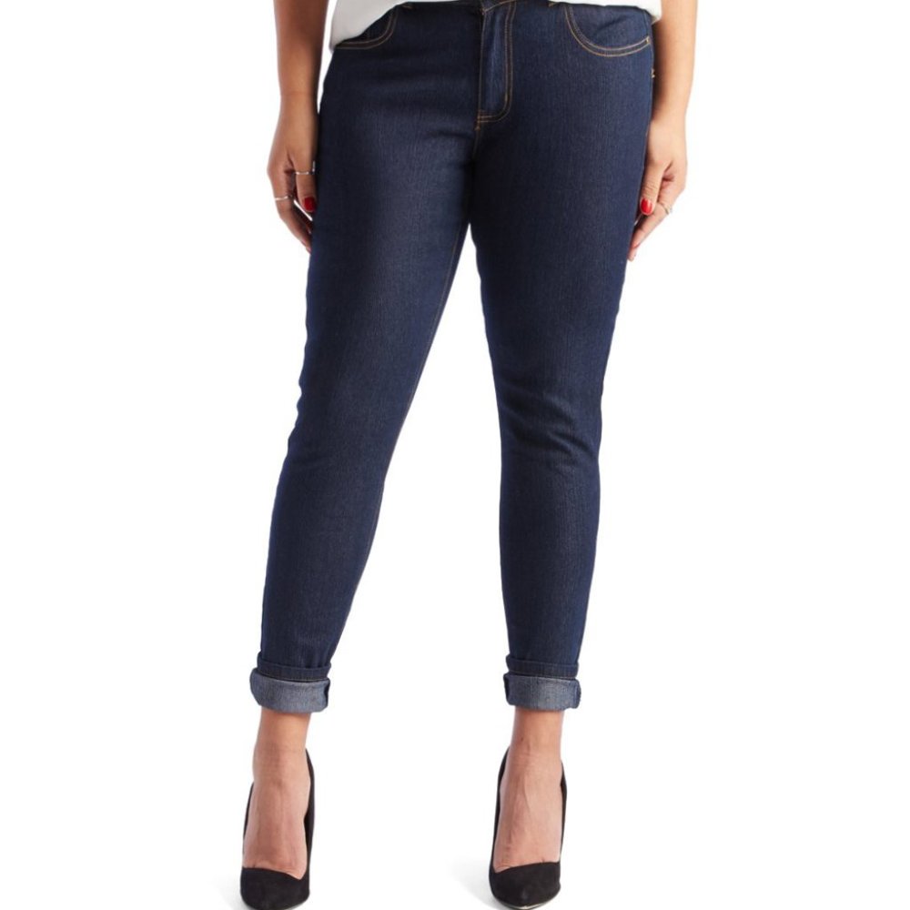 Women's Missy Blue Stretch Denim Skinny Jeans 2JP033R